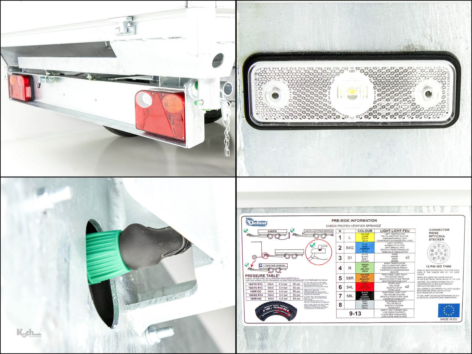 Anhänger Türe ait Sonstige Debon Dreiseitenkipper 180x306 2,6t|E-Pumpe (Ki12332034So), Neumaschine içinde Winsen (Luhe) (resim 15)